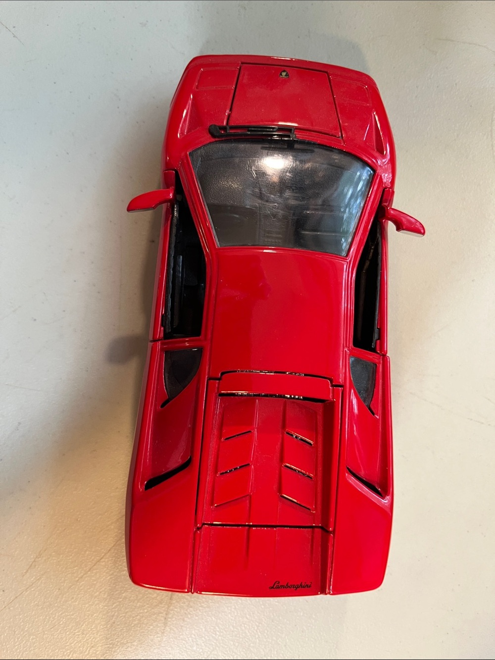 Lamborghini Red Scale Model Sports Car Toy